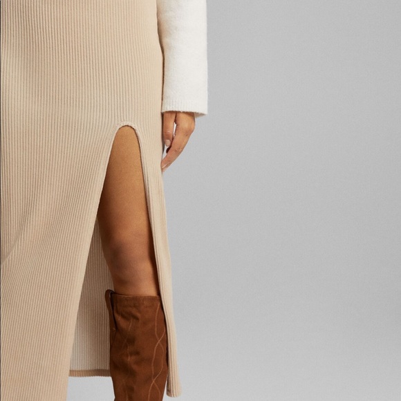 Bershka Corduroy midi skirt XS - Picture 4 of 7